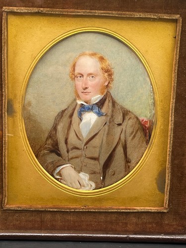 Miniature portrait painting - , of