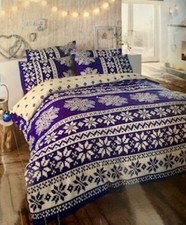 Snowflake Flannelette Duvet