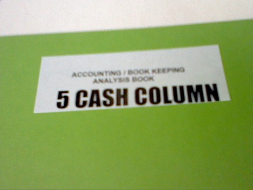 Accounts book keeping - a4,