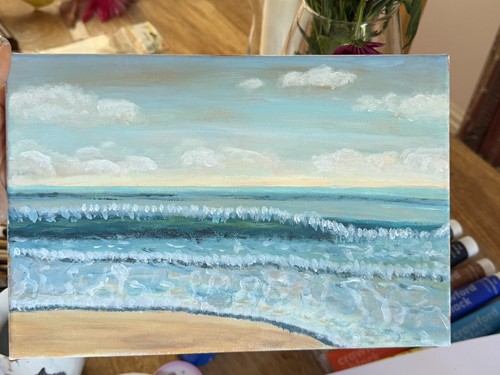 Sunrise seascape original - seascape,