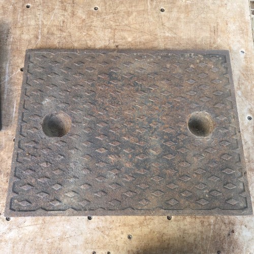 Cast iron manhole cover - iron,