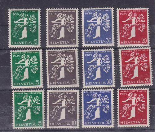 Swiss 1939 256 set of - 1939,