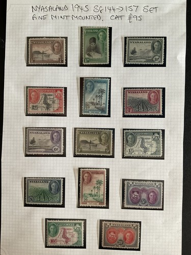 Nyasaland 1945 full - full, mint