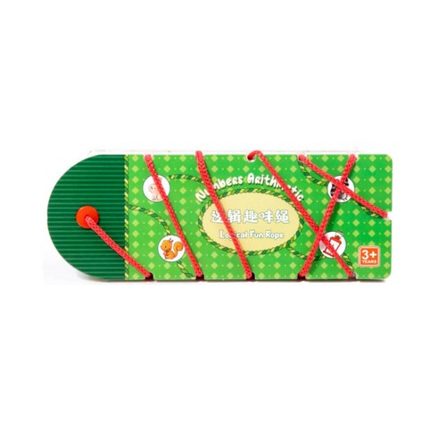 Rope lacing activity - rope,