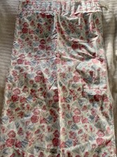 VINTAGE LAURA ASHLEY CURTAINS  “CONFETTI - SWEET PEA FLOWERS.  SUPERB CONDITION