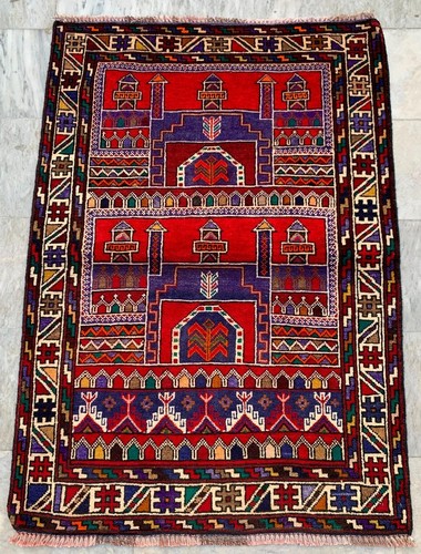 3x4 vintage afghan prayer - 3x4,