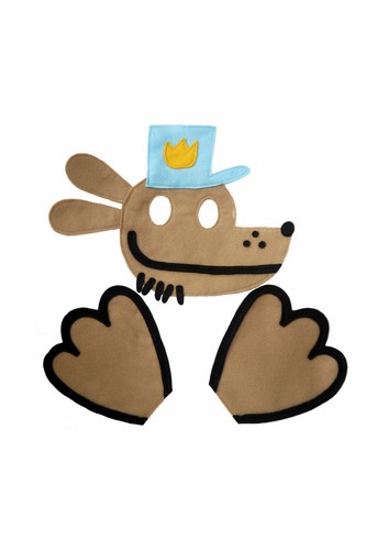 Dog man book day - costume, mask