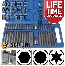 Hex Torx Star & Spline BIT Socket Set 3/8" & 1/2"dr Long & Short Reach Allen Key