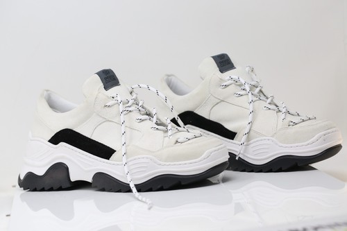 Soho grit white suede leather - grit,