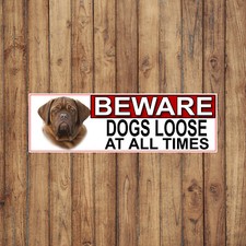 Dogue-De-Bordeaux BEWARE DOGS