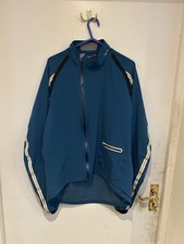 Rapha Men’s Wind proof Jacket Large Blue Stretchy