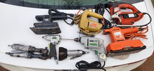 Old power tools lot - tools,