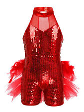 Kids Girls Jazz Latin Shiny