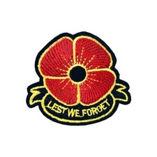 Poppy Embroidery Patch Iron on