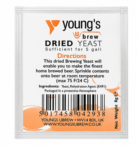 Youngs dried beer yeast - youngs, 5g