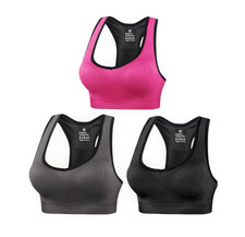 Padded Sports Bra 3X Multipack