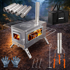Large tent stove portable - large,