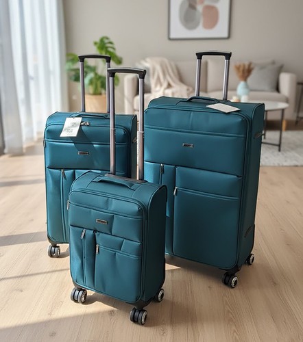 Pcs luggage set durable - 3,