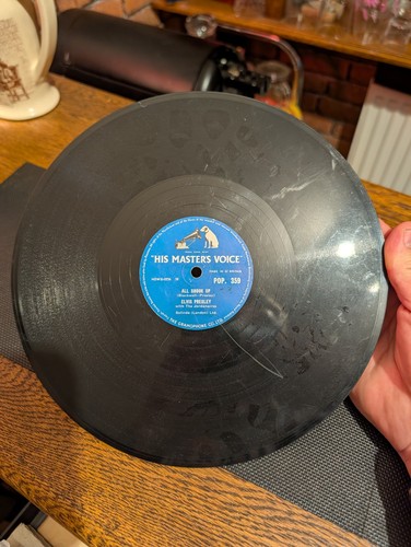 Elvis presley hmv 78rpm record - hmv,