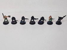 Warhammer 40K Citadel Imperial Guard Catachan Jungle Fighters x7 metal