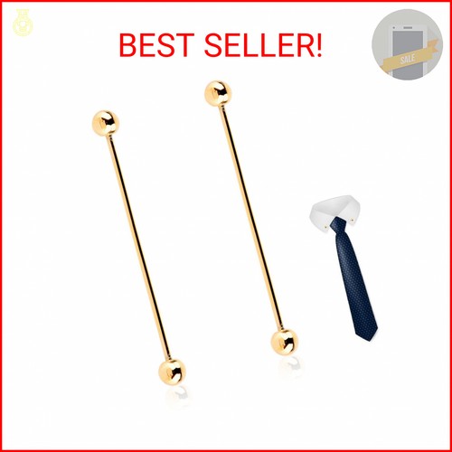 2pcs men collar bar - men,