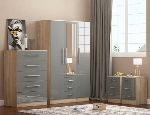 Combi bedroom set wardrobe - combi, set,