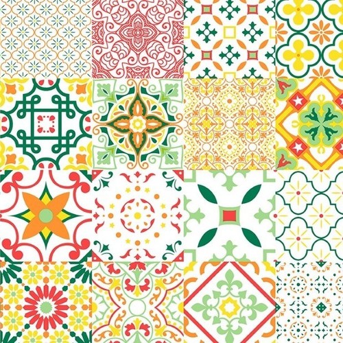 Spanish tiles tutti fruity pvc - tiles,