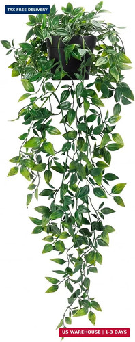Fake hanging plants - fake,