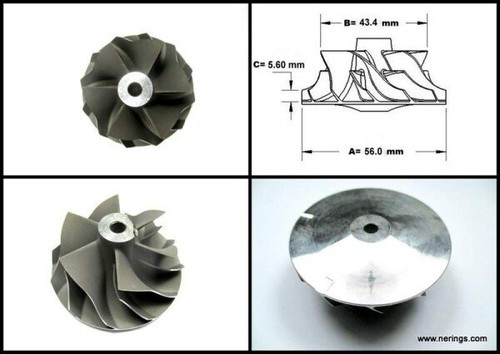 Turbocharger compressor wheel