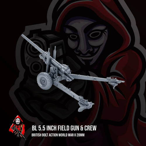 British inch field - inch, gun