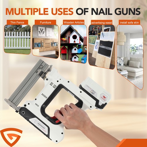 Cordless nail stapler gun - nail,