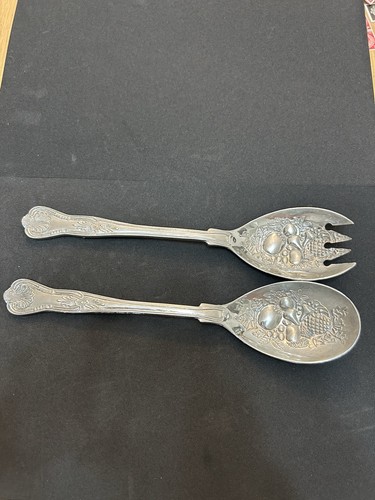 Vintage salad fruit - salad, servers