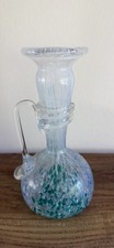 Vintage Greco-Roman Revival Scavo Glass Art Vase Ancient Jug Copy