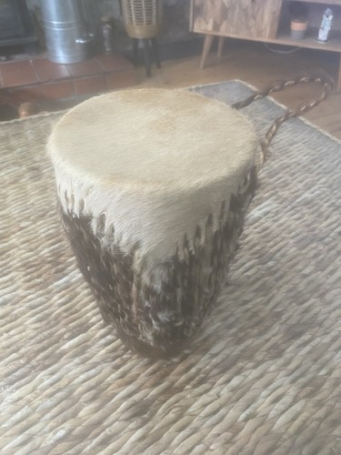 Genuine african hand made - made, drum