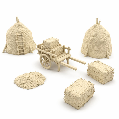 Farm set haystacks scatter - farm,