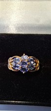 9ct Tanzanite and diamond