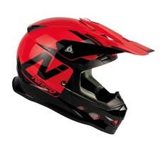 Nitro MX700 Holeshot MX Motocross Enduro Helmet Red / Black Adult MX Helmet