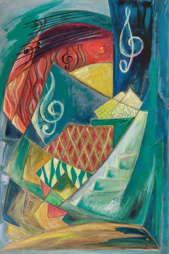 Original acrylic painting - original, on