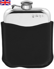 Hand Made Pewter Hip Flask 6oz