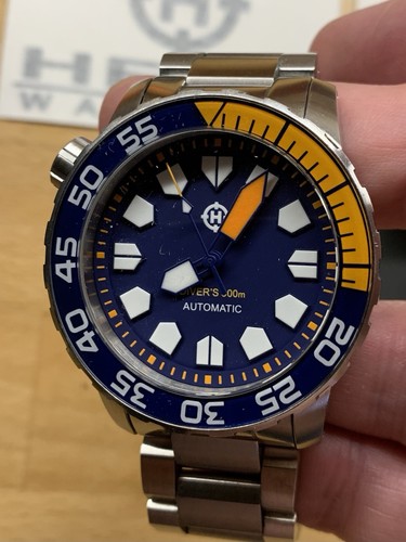 Helm khuraburi dive watch blue - helm,