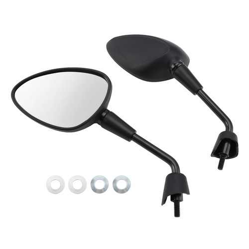 Pair shorty mirrors black - pair,
