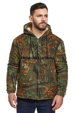 Men Camouflage Sherpa Fleece
