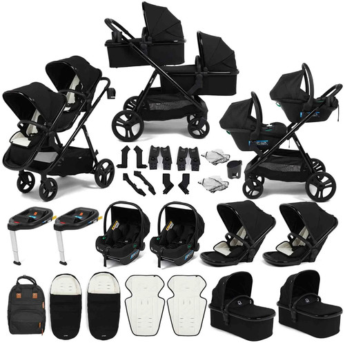 Double pushchair travel system - travel,