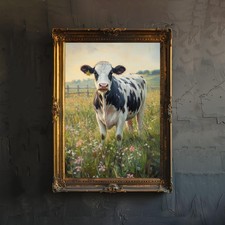 Dairy Cow Art Print