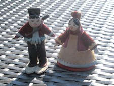 Eskimo material doll couple from Alaska