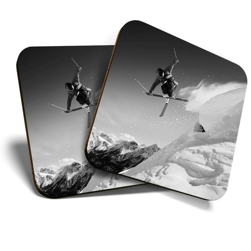 Coasters ski jump - 2, (bw)