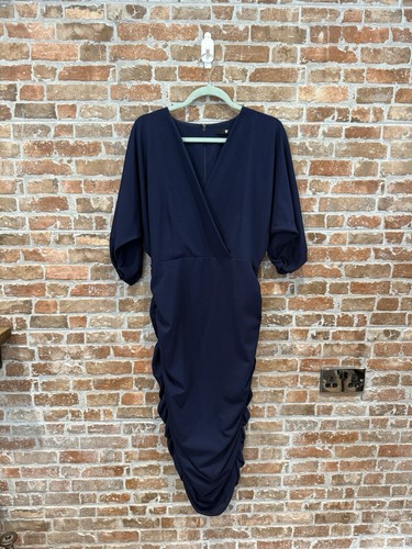 Very ruched wrap front - v,