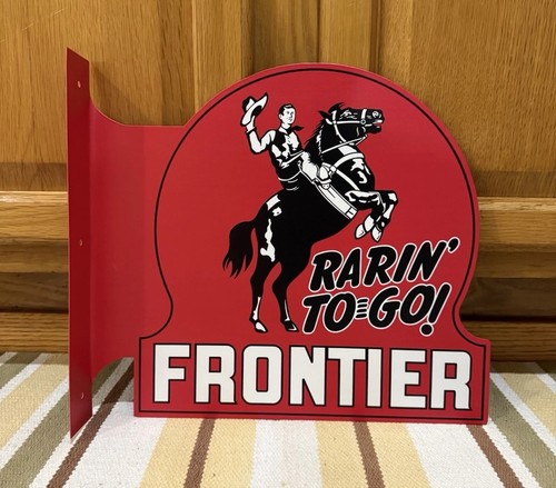 Frontier gas oil - gas, sign