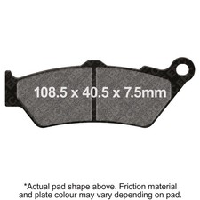 EBC Brakes British Made Organic FA Series Brake Pads For BMW FA209/2