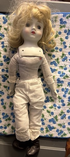 Vintage alberon porcelain doll - vintage,